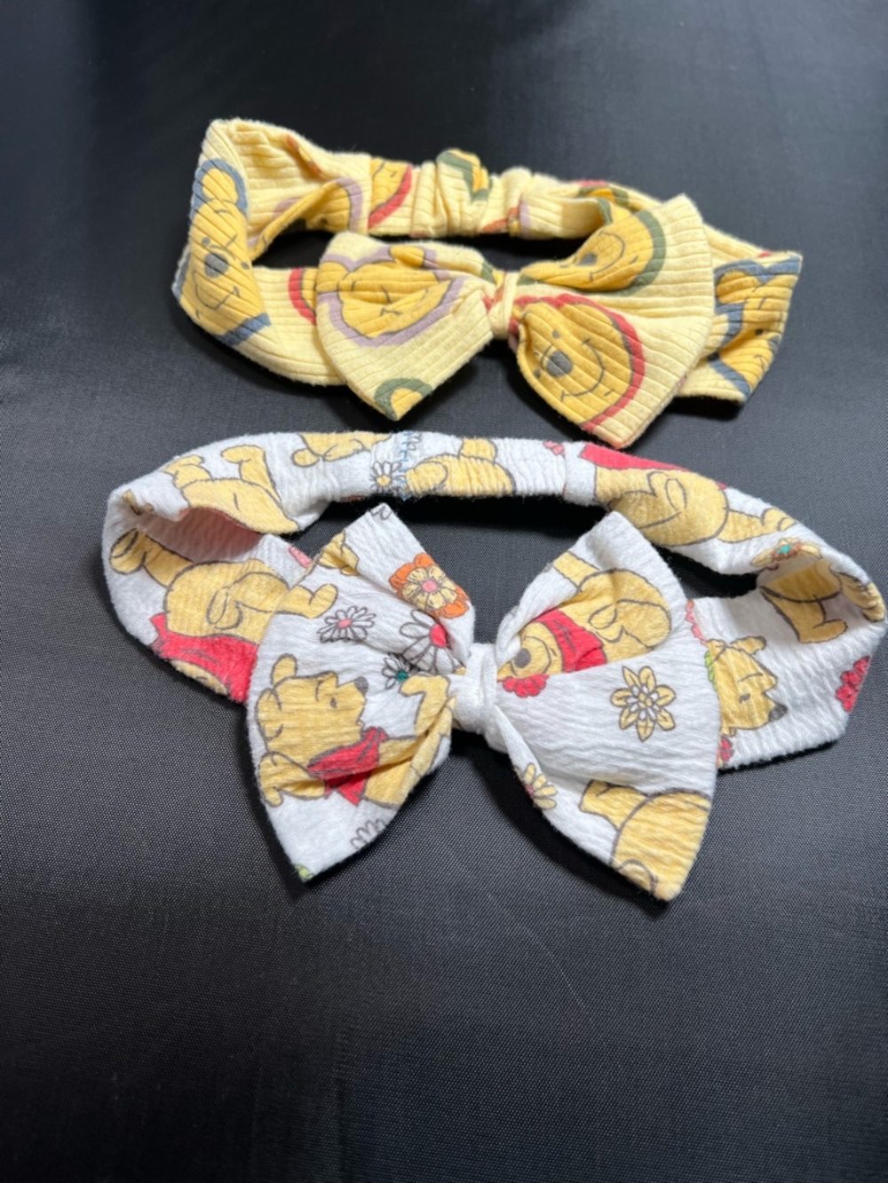 Set of 2 Winnie the Pooh Stretch Headbands with bow – Cute Disney Accessories